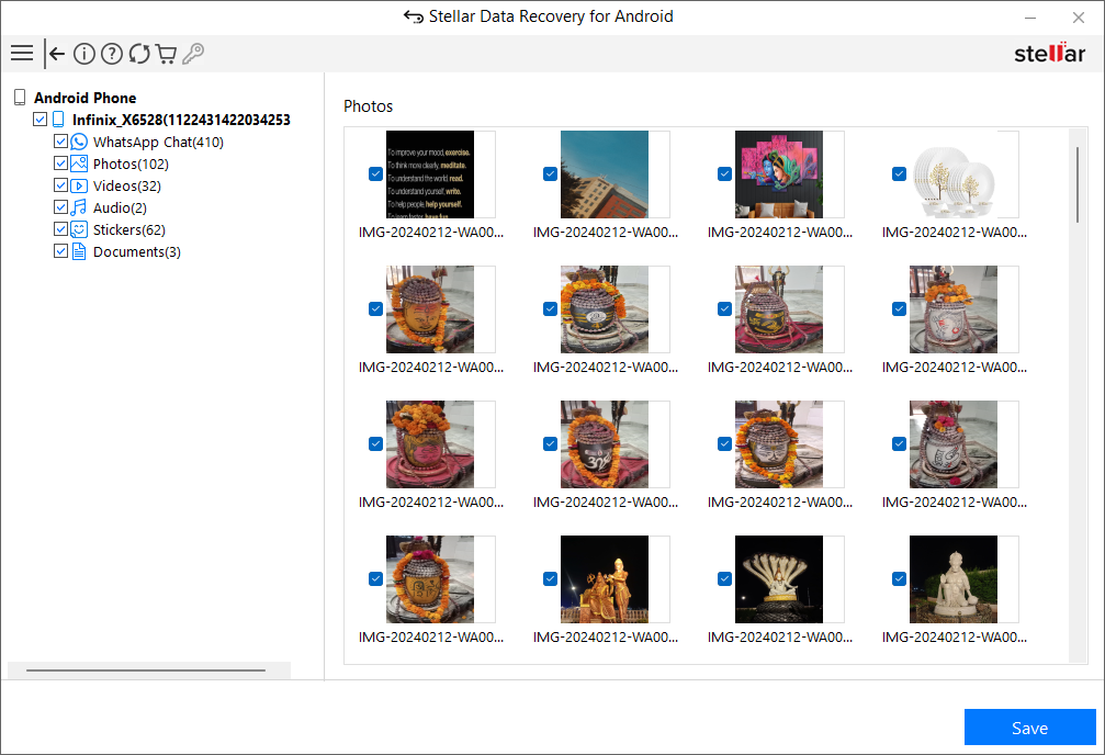 Preview the files